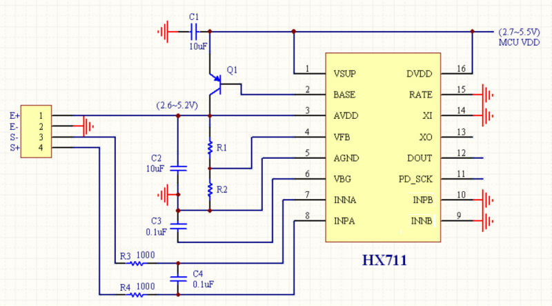 HX711 schema